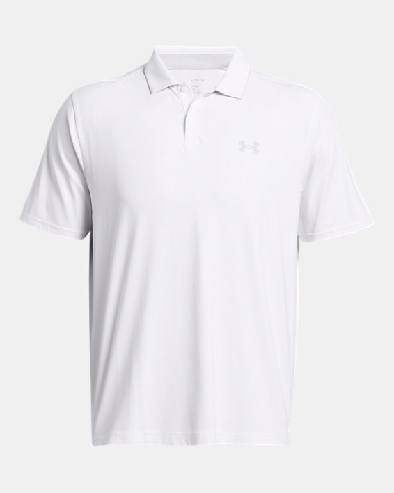 เสื้อโปโล UA Iso-Chill สำหรับผู้ชาย in White image number 3